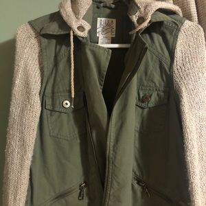 Cropped Olive Jacket
